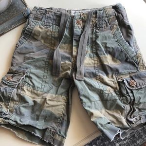 Abercrombie and Fitch camo cargo shorts